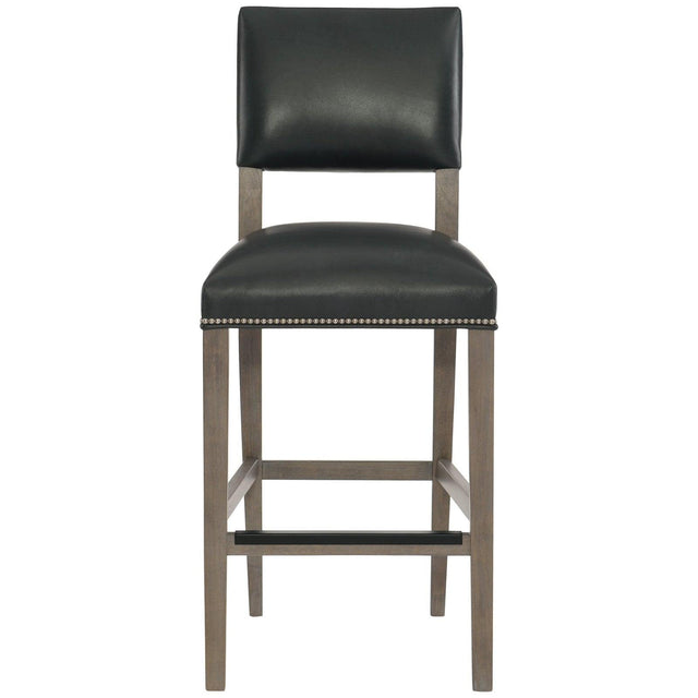 Bernhardt Interiors Moore Leather Bar Stool - Home Elegance USA