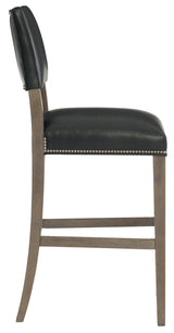 Bernhardt Interiors Moore Leather Bar Stool - Home Elegance USA