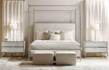 Bernhardt Interiors Odette Upholstered Canopy Bed - King - Home Elegance USA