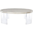 Pearle 50-Inch Round Cocktail Table Capiz Shell & Acrylic – Bernhardt