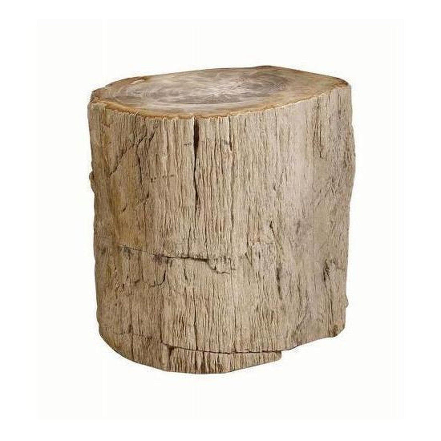Bernhardt Interiors Petrified Wood Side Table - Home Elegance USA