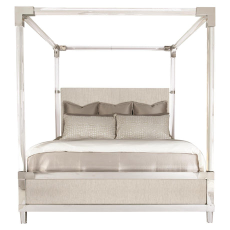 Bernhardt Interiors Rayleigh Fabric Canopy Bed - King - Home Elegance USA