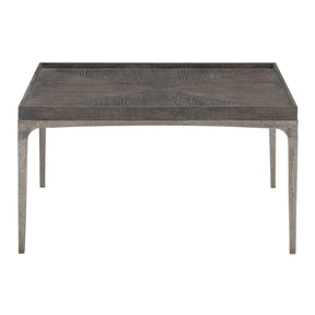 Strata Cocktail Table White Oak Veneers Cerused Charcoal – Bernhardt