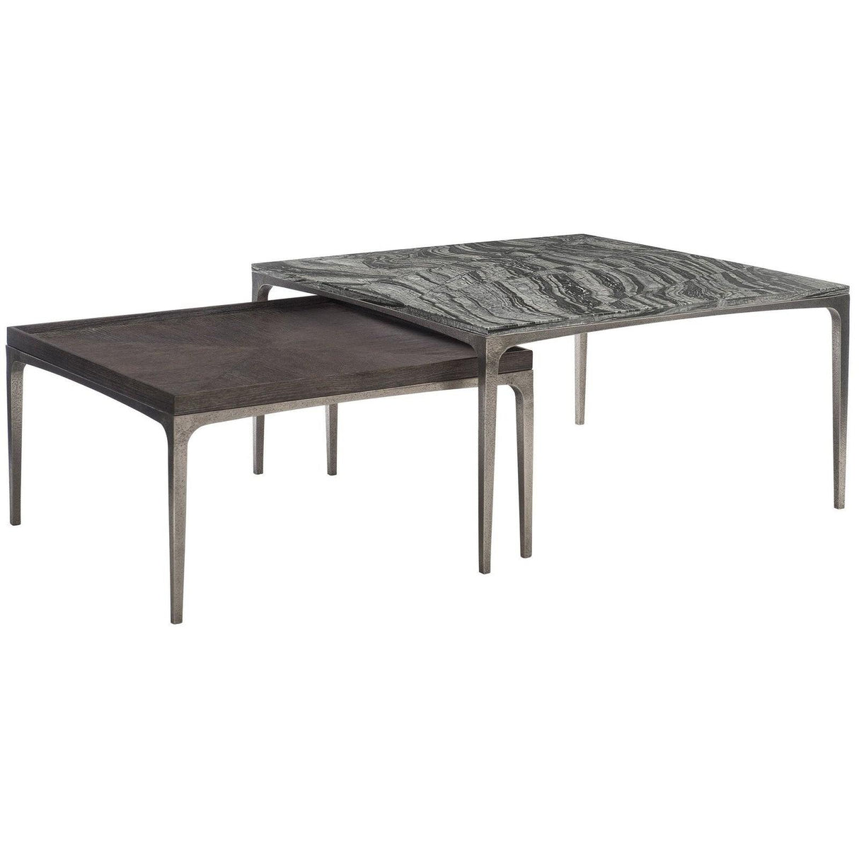 Bernhardt Interiors Strata Charcoal Cocktail Table - Home Elegance USA