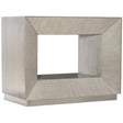 Trane Nightstand Tarnished Nickel with Cerused Greige Interior | Bernhardt