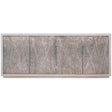 Valora 84-Inch Entertainment Credenza in Weathered Greige with Graphite Overlay – Bernhardt