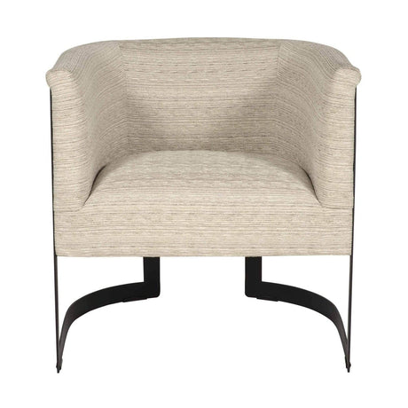 Bernhardt Interiors Zola Chair In Black Iron - Home Elegance USA