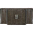 Linea 72-Inch Buffet in Cerused Charcoal with Textured Graphite Pulls – Bernhardt