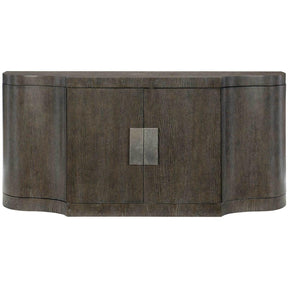 Linea 72-Inch Buffet in Cerused Charcoal with Textured Graphite Pulls – Bernhardt