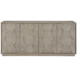 Linea 74-Inch Buffet in Cerused Greige with Dimensional Oak Fronts – Bernhardt