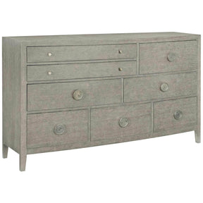 Linea Dresser Cerused Greige or Cerused Charcoal 8-Drawer Rustic Modern Storage | Bernhardt