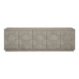 Linea Entertainment Credenza Cerused Oak Media Console | Bernhardt