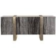 Linea Entertainment Credenza Black Forest Marble Media Console | Bernhardt