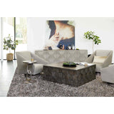 Bernhardt Linea Metal Interlocking Round Chairside Table - Home Elegance USA