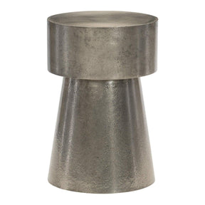Linea Metal Round Chairside Table | Bernhardt