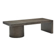 Linea Cocktail Table Oak Veneer in Cerused Charcoal – Bernhardt