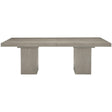 Linea Rustic Modern Rectangular Extendable Dining Table Cerused Oak Finish | Bernhardt