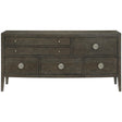 Linea 68-Inch Sideboard in Cerused Charcoal with Graphite Hardware – Bernhardt