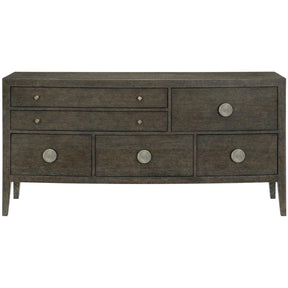 Linea 68-Inch Sideboard in Cerused Charcoal with Graphite Hardware – Bernhardt