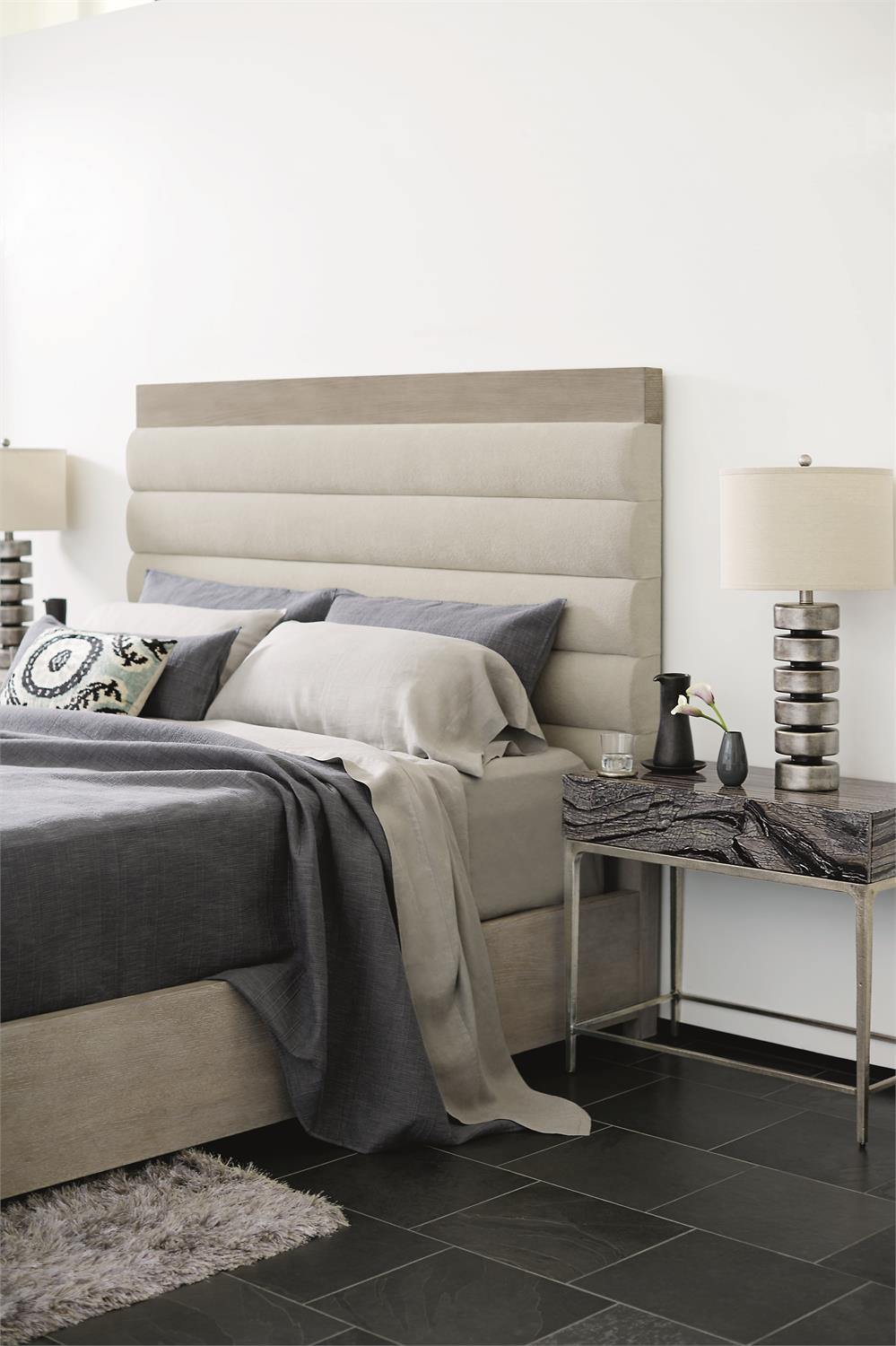 Bernhardt Linea Upholstered Channel Bed - Home Elegance USA