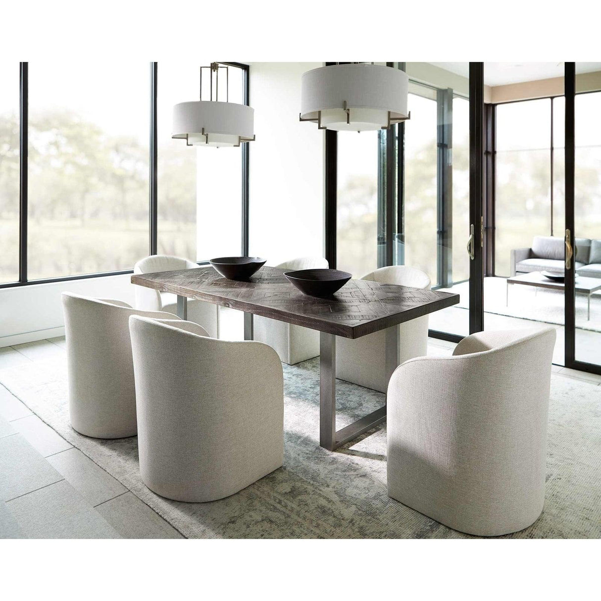 Bernhardt Logan Square Draper Dining Table - Home Elegance USA
