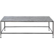 Longford Cocktail Table in Stone Veneer & Textured Iron – Bernhardt