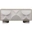 Lunula Dresser Flaxen Wood & Resin 6-Drawer Contemporary Storage | Bernhardt