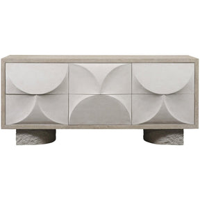 Lunula Dresser Flaxen Wood & Resin 6-Drawer Contemporary Storage | Bernhardt