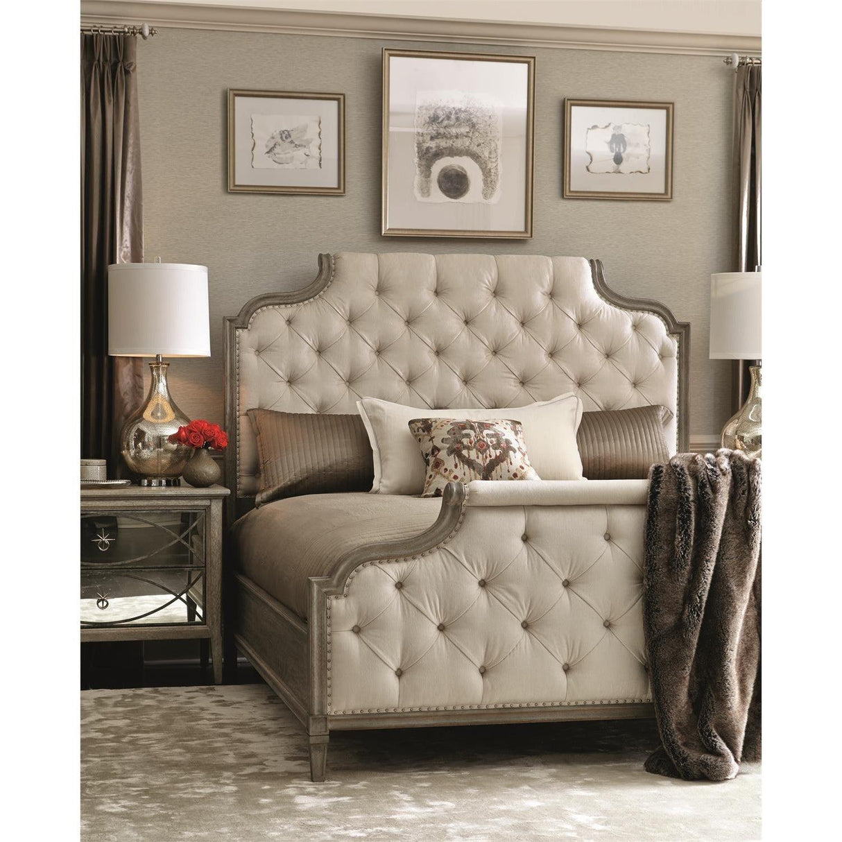 Bernhardt Marquesa Upholstered King Bed - Home Elegance USA