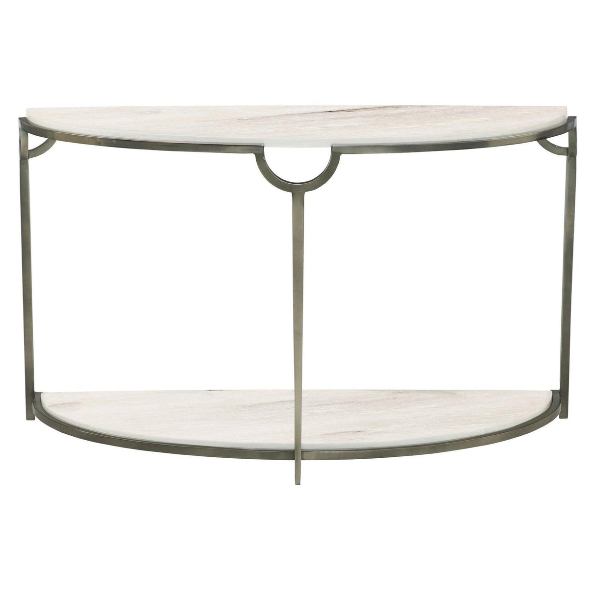 Bernhardt Morello Demilune Metal Console Table - Home Elegance USA