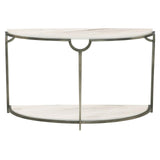 Bernhardt Morello Demilune Metal Console Table - Home Elegance USA