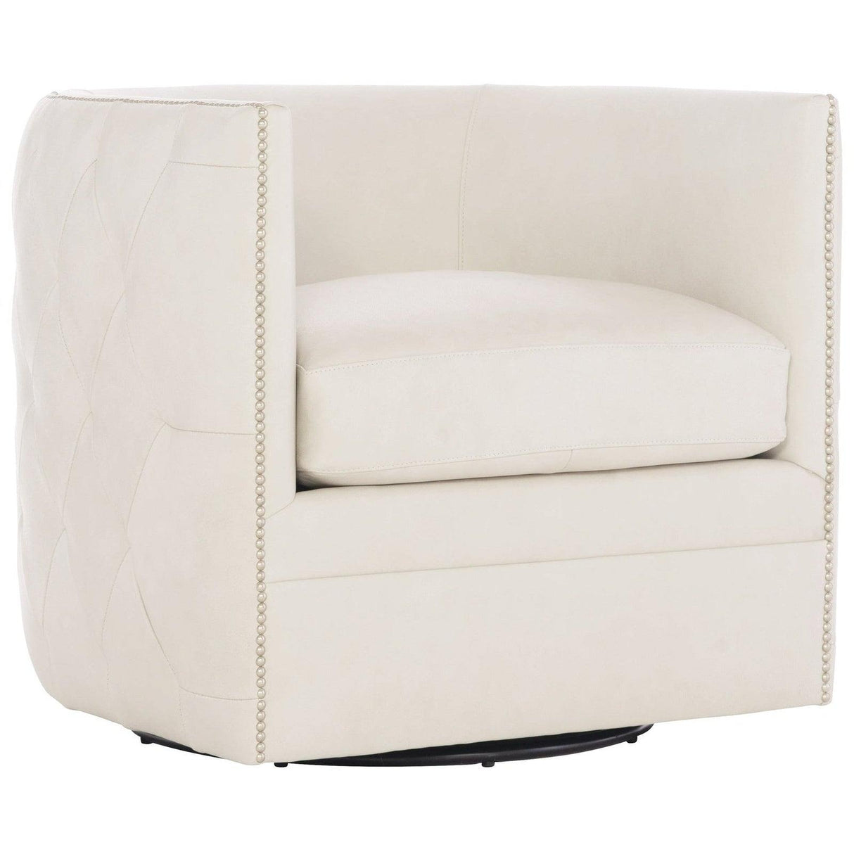 Bernhardt Palazzo Leather Swivel Chair - Home Elegance USA