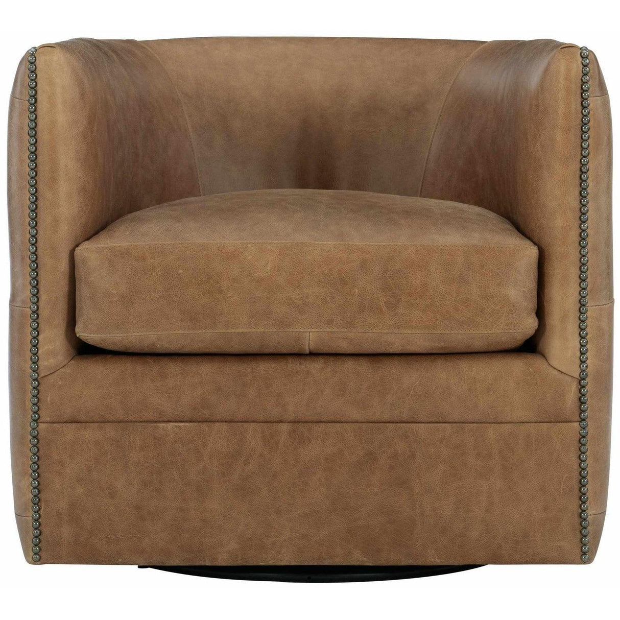 Bernhardt Palazzo Leather Swivel Chair - Home Elegance USA