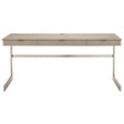 Axiom Desk in Linear Grey | Bernhardt Furniture