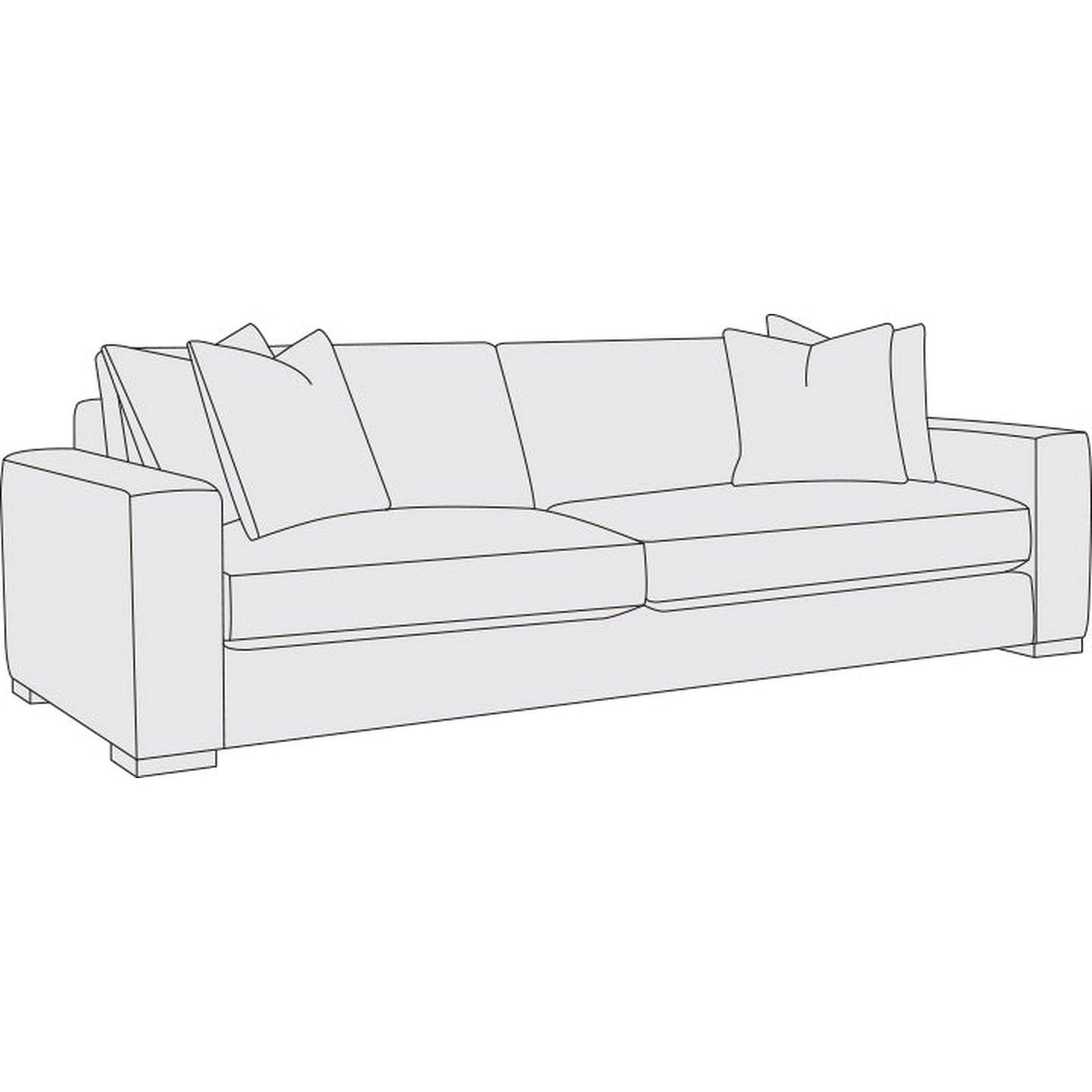 Bernhardt Plush Drew Sofa 92" - Home Elegance USA