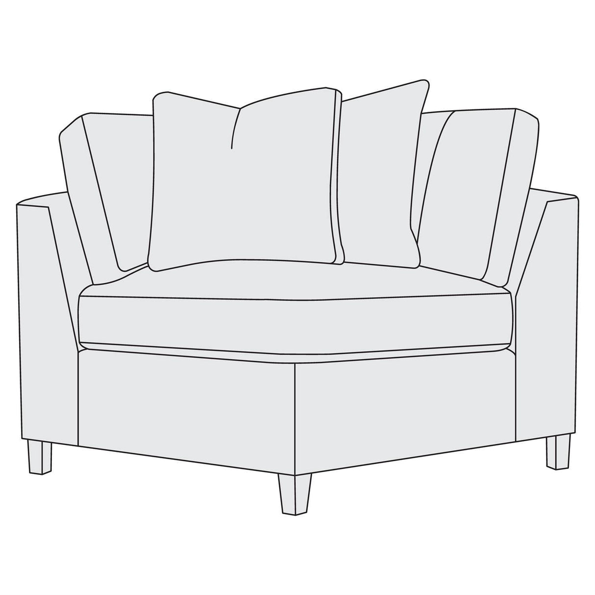 Bernhardt Plush Joli Sectional - Home Elegance USA