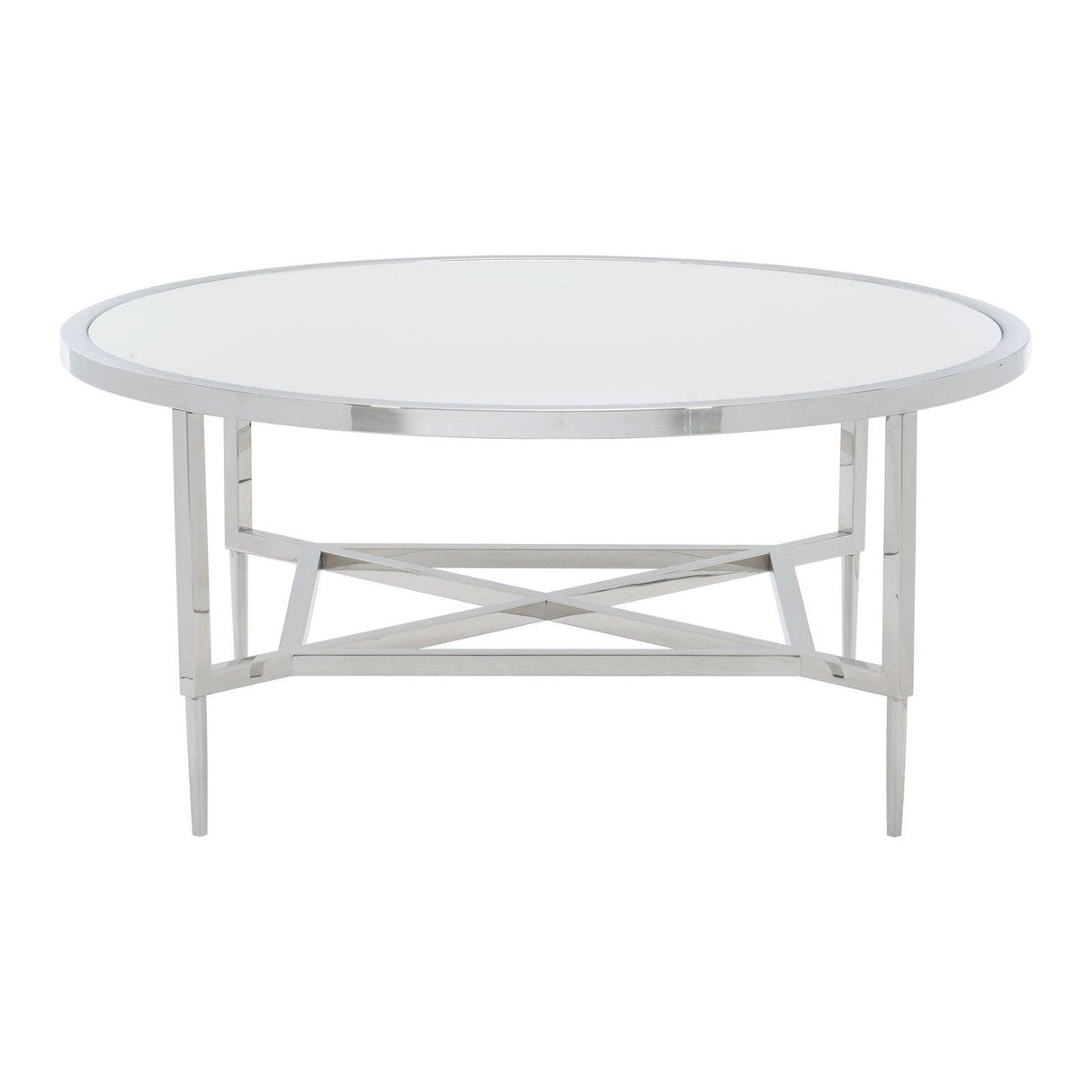 Bernhardt Portola Metal Round Cocktail Table - Home Elegance USA