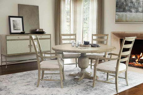 Bernhardt Rustic Patina Round Dining Table - Home Elegance USA