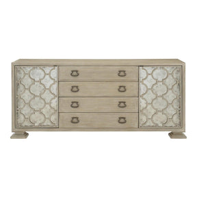 Santa Barbara 81-Inch Buffet with Antique Glass & Nickel Pulls - Bernhardt