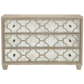Santa Barbara Drawer Chest Sandstone Oak & Antique Mirror – Bernhardt