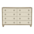 Santa Barbara Eight-Drawer Dresser Sandstone Wood & Faux Leather | Bernhardt