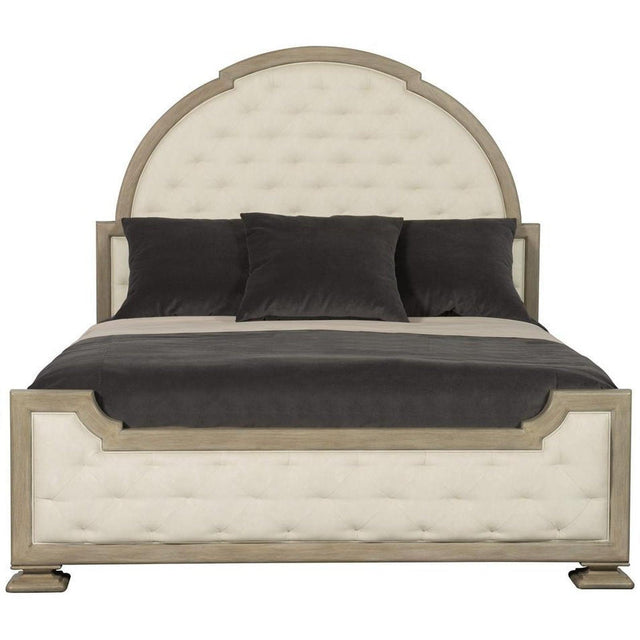 Bernhardt Santa Barbara Upholstered Tufted Panel Bed - King - Home Elegance USA