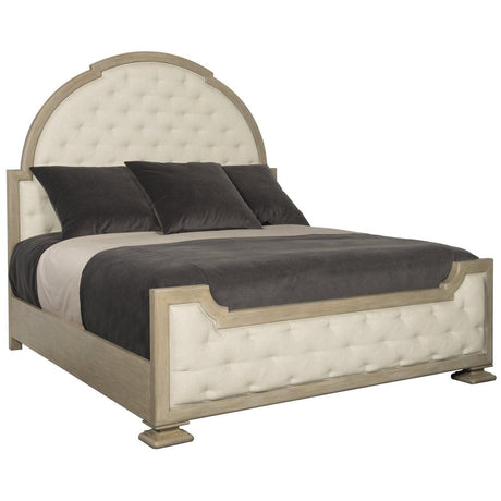 Bernhardt Santa Barbara Upholstered Tufted Panel Bed - King - Home Elegance USA