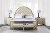 Bernhardt Santa Barbara Upholstered Tufted Panel Bed - King - Home Elegance USA