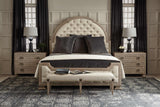 Bernhardt Santa Barbara Upholstered Tufted Panel Bed - King - Home Elegance USA