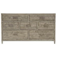 Shaw Dresser Morel Finish Rustic Pine 7-Drawer | Bernhardt