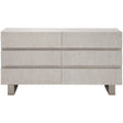 Solaria Dresser Weathered Bone 6-Drawer Modern Bedroom Storage | Bernhardt
