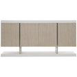 Solaria 72-Inch Sideboard in Dune and Fossil Finish with Nickel Accents – Bernhardt