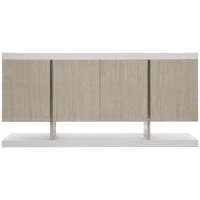Solaria 72-Inch Sideboard in Dune and Fossil Finish with Nickel Accents – Bernhardt