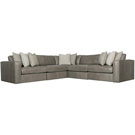 Bernhardt Stafford Leather Sectional - Home Elegance USA